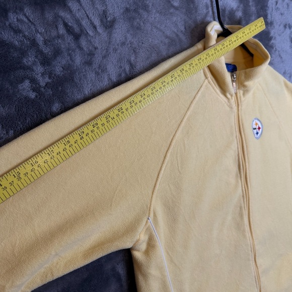 Vintage y2k NFL Pittsburgh Steelers Full Zip Long Sleeve 2X-Large Turtle Neck - Picture 6 of 8